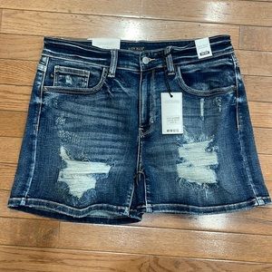 Judy Blue Distressed Denim Shorts Size XL